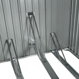 copy of Skrzynia ogrodowa metalowa 400l - 130x61x62 - Orto Grindi - 4