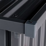 copy of Skrzynia ogrodowa metalowa 400l - 130x61x62 - Orto Grindi - 11