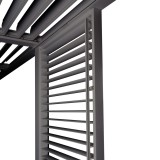 copy of Ścianka żaluzjowa panel do pergoli Kea - biała Grindi - 6