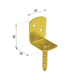 Flechtzaunhalter OP 30x38x30x2,0 DMX - 3