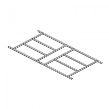 copy of Skrzynia ogrodowa metalowa 400l - 130x61x62 - Orto Grindi - 1