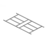 copy of Skrzynia ogrodowa metalowa 400l - 130x61x62 - Orto Grindi - 1