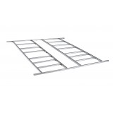 copy of Skrzynia ogrodowa metalowa 400l - 130x61x62 - Orto Grindi - 1