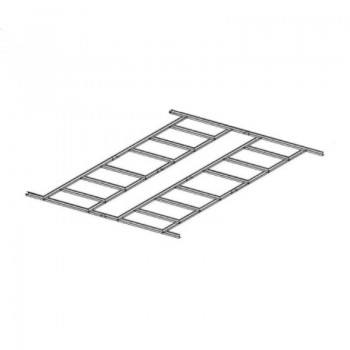 copy of Skrzynia ogrodowa metalowa 400l - 130x61x62 - Orto Grindi - 2