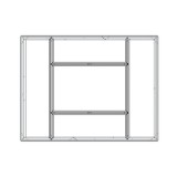 copy of Skrzynia ogrodowa metalowa 400l - 130x61x62 - Orto Grindi - 1