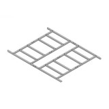 copy of Skrzynia ogrodowa metalowa 400l - 130x61x62 - Orto Grindi - 1