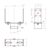 copy of Adapter do podstaw słupa 69x30x2,0 - PWOM 1 GRUNDLINE - 2