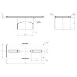 copy of Adapter do podstaw słupa 69x30x2,0 - PWOM 1 GRUNDLINE - 2