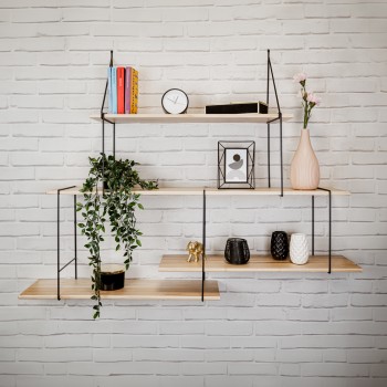 copy of Półka wisząca LOFT komplet 400/345/300 - FWL 1 Domax Home - 2