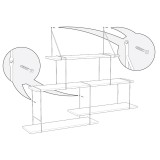 copy of Półka wisząca LOFT komplet 400/345/300 - FWL 1 Domax Home - 10