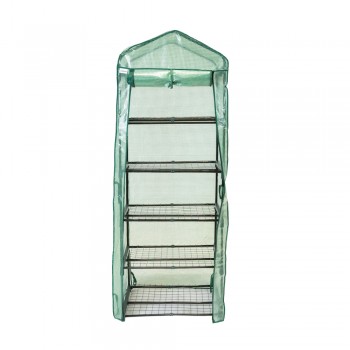 copy of Szklarnia ogrodowa Crocus II 70x50x158 - 4-półkowa Grindi - 3