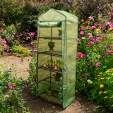 copy of Szklarnia ogrodowa Crocus II 70x50x158 - 4-półkowa Grindi - 6