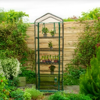 copy of Szklarnia ogrodowa Crocus II 70x50x158 - 4-półkowa Grindi - 2