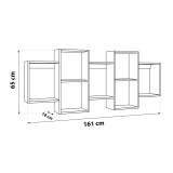 copy of Regał wiszący modułowy na książki - FTS 1 Domax Home - 14