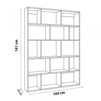copy of Regał wiszący modułowy na książki - FTS 1 Domax Home - 14