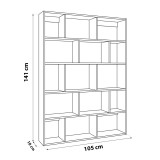 copy of Regał wiszący modułowy na książki - FTS 1 Domax Home - 14