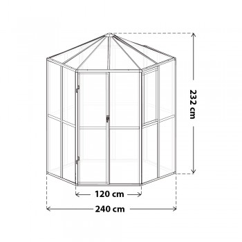 copy of Szklarnia GRINDI IN THE GARDEN - 8