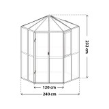 copy of Szklarnia GRINDI IN THE GARDEN - 8