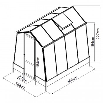 copy of Szklarnia GRINDI IN THE GARDEN - 9