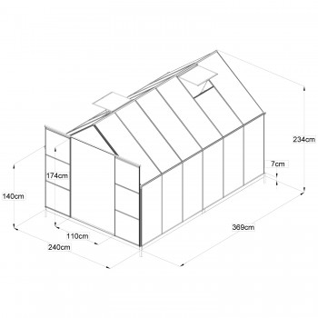 copy of Szklarnia GRINDI IN THE GARDEN - 9