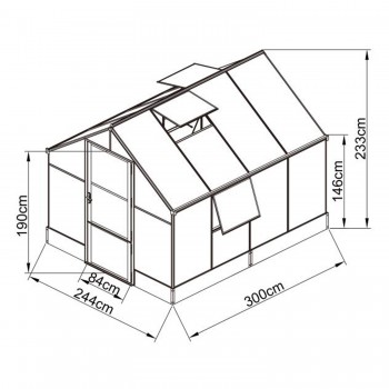 copy of Szklarnia GRINDI IN THE GARDEN - 8
