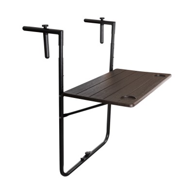 Skládací stůl na balkón - hnědý - SSB 5 - 60x60x73 cm