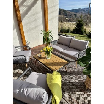 copy of Zestaw mebli ogrodowych szary - Paga I Grindi - 11