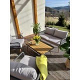 copy of Zestaw mebli ogrodowych szary - Paga I Grindi - 11