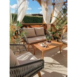 copy of Zestaw mebli ogrodowych szary - Paga I Grindi - 14