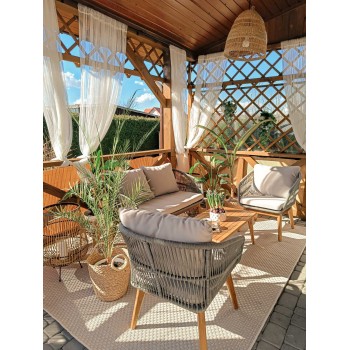 copy of Zestaw mebli ogrodowych szary - Paga I Grindi - 16