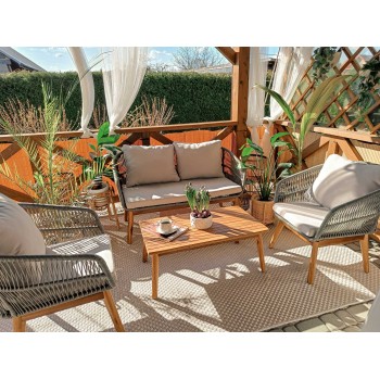 copy of Zestaw mebli ogrodowych szary - Paga I Grindi - 2