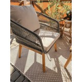 copy of Zestaw mebli ogrodowych szary - Paga I Grindi - 4