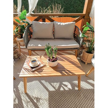 copy of Zestaw mebli ogrodowych szary - Paga I Grindi - 5