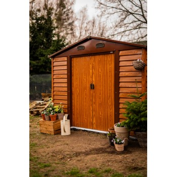 copy of Skrzynia ogrodowa metalowa 400l - 130x61x62 - Orto Grindi - 2