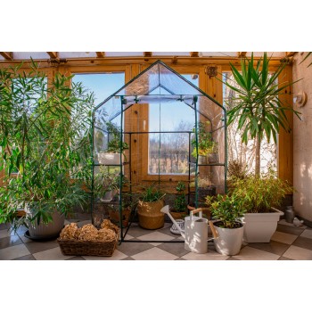 copy of Szklarnia ogrodowa Crocus II 70x50x158 - 4-półkowa Grindi - 2