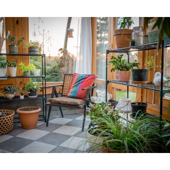 copy of Szklarnia ogrodowa Crocus II 70x50x158 - 4-półkowa GRINDI IN THE GARDEN - 4