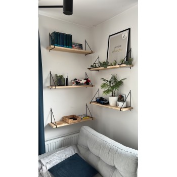 copy of Półka wisząca LOFT komplet 400/345/300 - FWL 1 Domax Home - 5