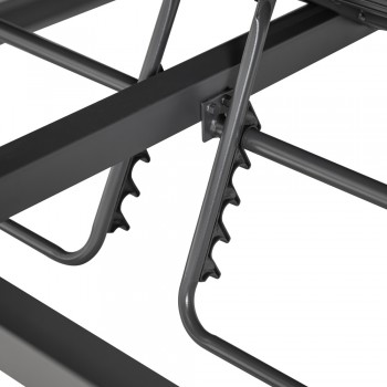 Pergola leżak ogrodowy z zadaszeniem - Werula I - 195x195x195 szara GRINDI IN THE GARDEN - 8