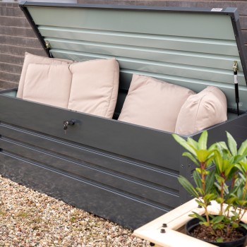 copy of Skrzynia ogrodowa metalowa 400l - 130x61x62 - Orto Grindi - 3