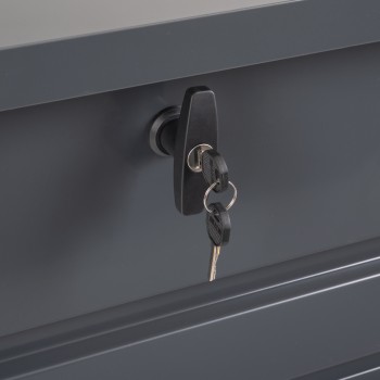 copy of Skrzynia ogrodowa metalowa 400l - 130x61x62 - Orto Grindi - 7