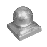 Pfostenkappe mit Kugel - DKK 70x70x1,0 DMX - 1