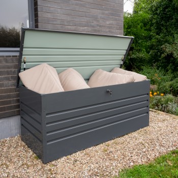 copy of Skrzynia ogrodowa metalowa 400l - 130x61x62 - Orto Grindi - 3