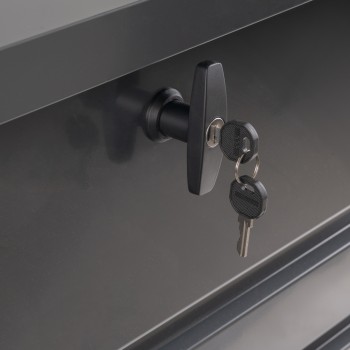 copy of Skrzynia ogrodowa metalowa 400l - 130x61x62 - Orto Grindi - 8