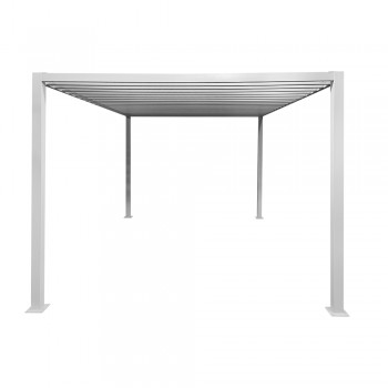 copy of Pergola leżak ogrodowy z zadaszeniem - Werula I - 195x195x195 szara GRINDI IN THE GARDEN - 3