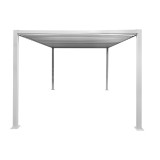 copy of Pergola leżak ogrodowy z zadaszeniem - Werula I - 195x195x195 szara GRINDI IN THE GARDEN - 3