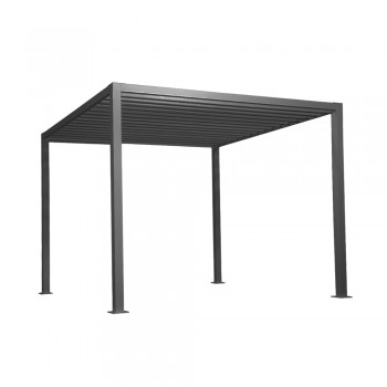 copy of Pergola leżak ogrodowy z zadaszeniem - Werula I - 195x195x195 szara GRINDI IN THE GARDEN - 1