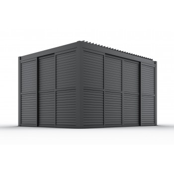 copy of Ścianka żaluzjowa panel do pergoli Kea - biała GRINDI IN THE GARDEN - 12