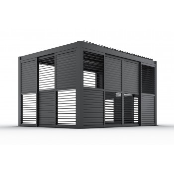 copy of Ścianka żaluzjowa panel do pergoli Kea - biała GRINDI IN THE GARDEN - 18