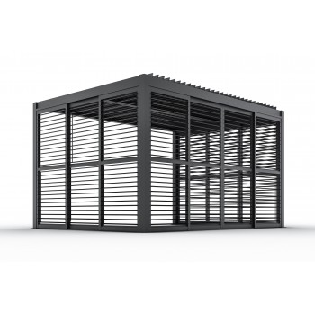 copy of Ścianka żaluzjowa panel do pergoli Kea - biała GRINDI IN THE GARDEN - 15