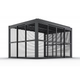 copy of Ścianka żaluzjowa panel do pergoli Kea - biała GRINDI IN THE GARDEN - 15